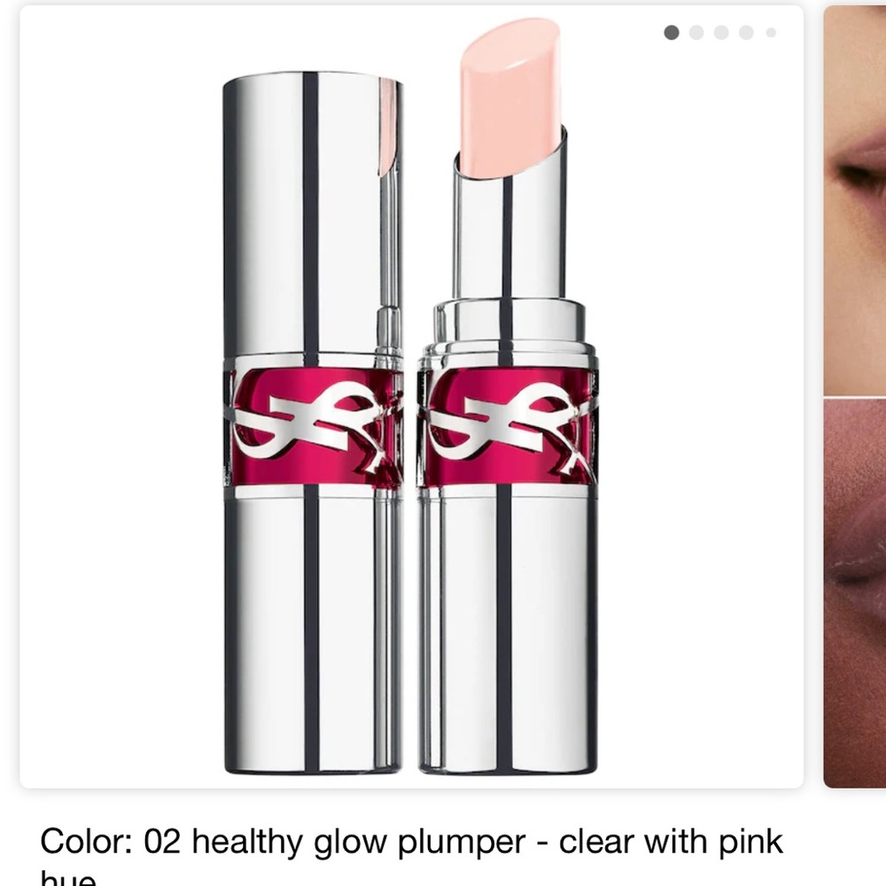 YSL loveshine shade 2  candy glaze shade, two healthy glow plumper